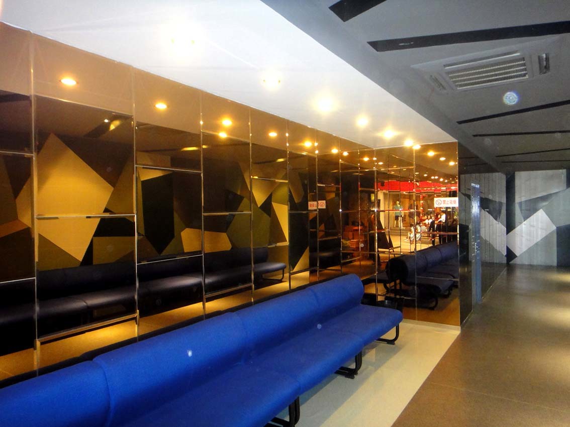 Rose Gold Stainless Steel Room Divider For Facade/Wall Cladding/ Curtain Wall/Ceiling