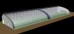 High Strength Solar Agricultural Greenhouses with Easy Assembly and Greenhouse