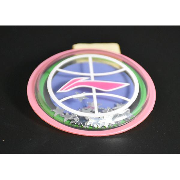 0.8mm TPU Printing Ink Embossed Patches Bling Sequins For Clothing Labels