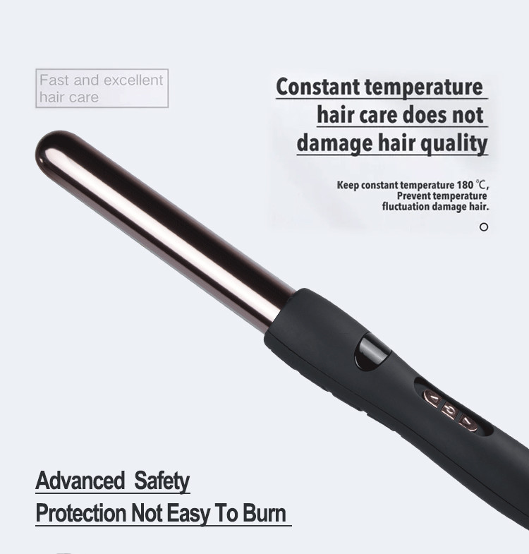 50 60Hz Mini Ceramic Hair Curler , Magic 1 Inch Curling Rod