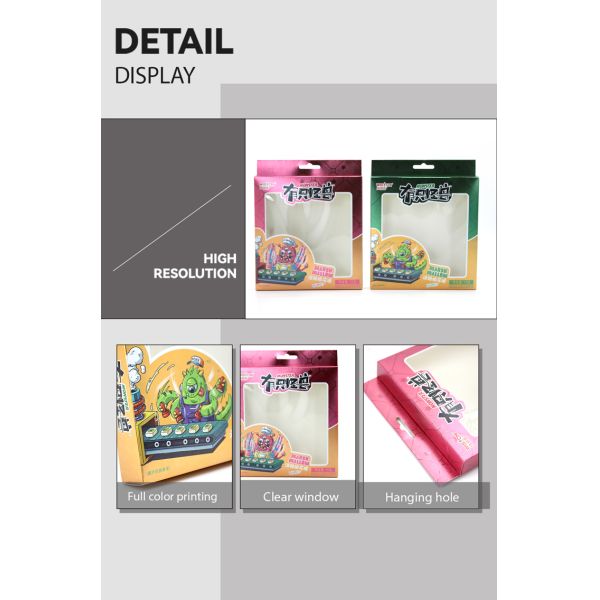 Customized Clear Window Cookie Packaging Box with CMYK+PMS Printing for Bakery and Food