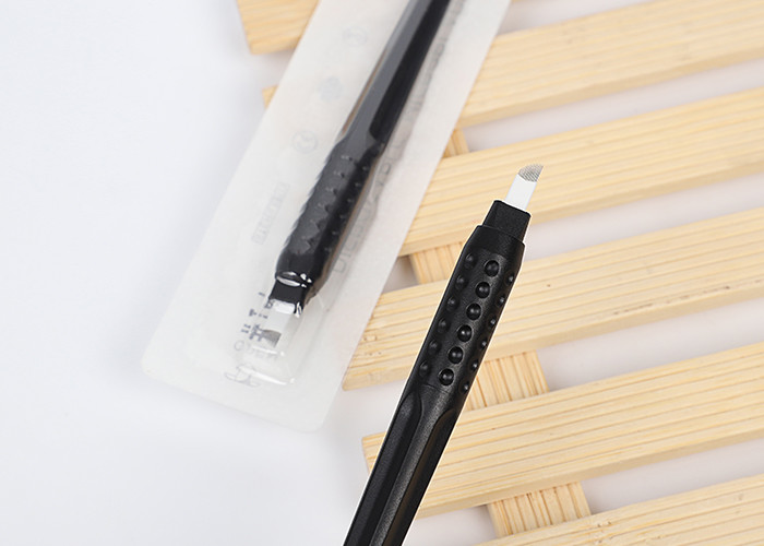 Clean And Hygienic Black Disposable Microblading Pen With EO Gas Sterilized