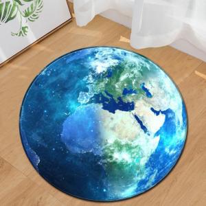 Quality Planet Round Area Rugs Machine Washable Gaming Chair Rug for sale