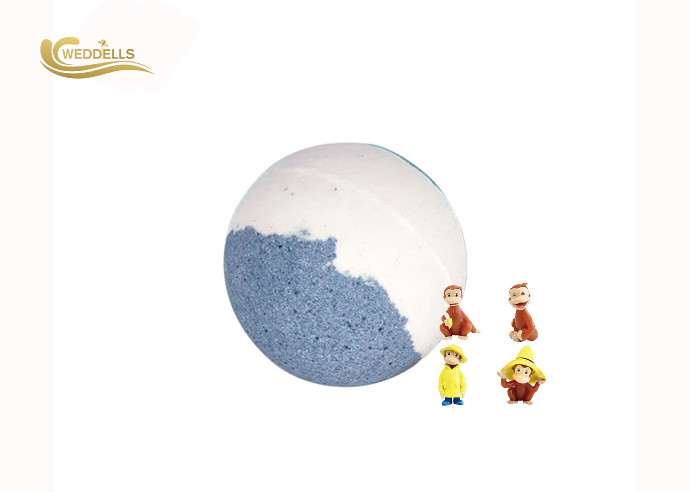 Apple Fragrance Kid Safe Bath Bombs , All Natural Organic Kids Bath Bombs