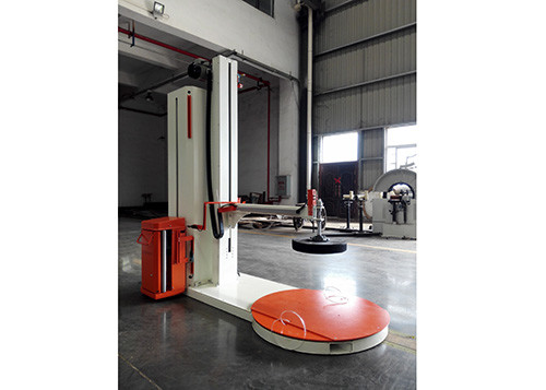 Pneumatic Semi Automatic Pallet Wrapping Machine 2.1m Height