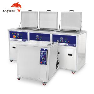 Quality AC380V 900W Industrial Ultrasonic Cleaning Equipment Multi Tank SUS Rising for sale