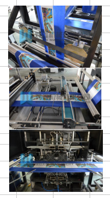 Handle Bag Automatic Non Woven Bag Machine Self Standing 220V 50Hz