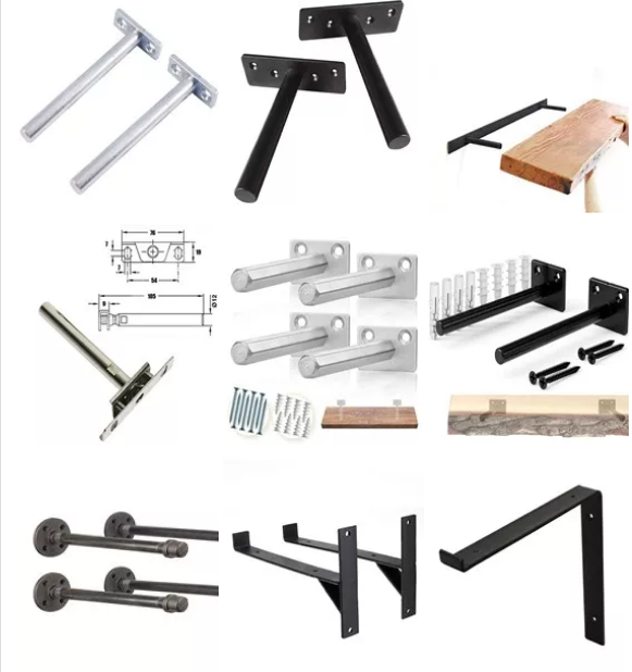 Steel Wall Floating Shelf Brackets Nonstandard Single-side Bracket OEM Customized