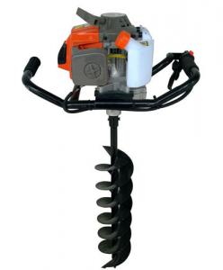 China 2 Stroke Gasoline Powered Earth ground hog post hole digger with Metal Material on sale
