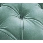 Upholstered Seat Ottoman Furniture Green Velvet Button Tufted Velvet Ottoman