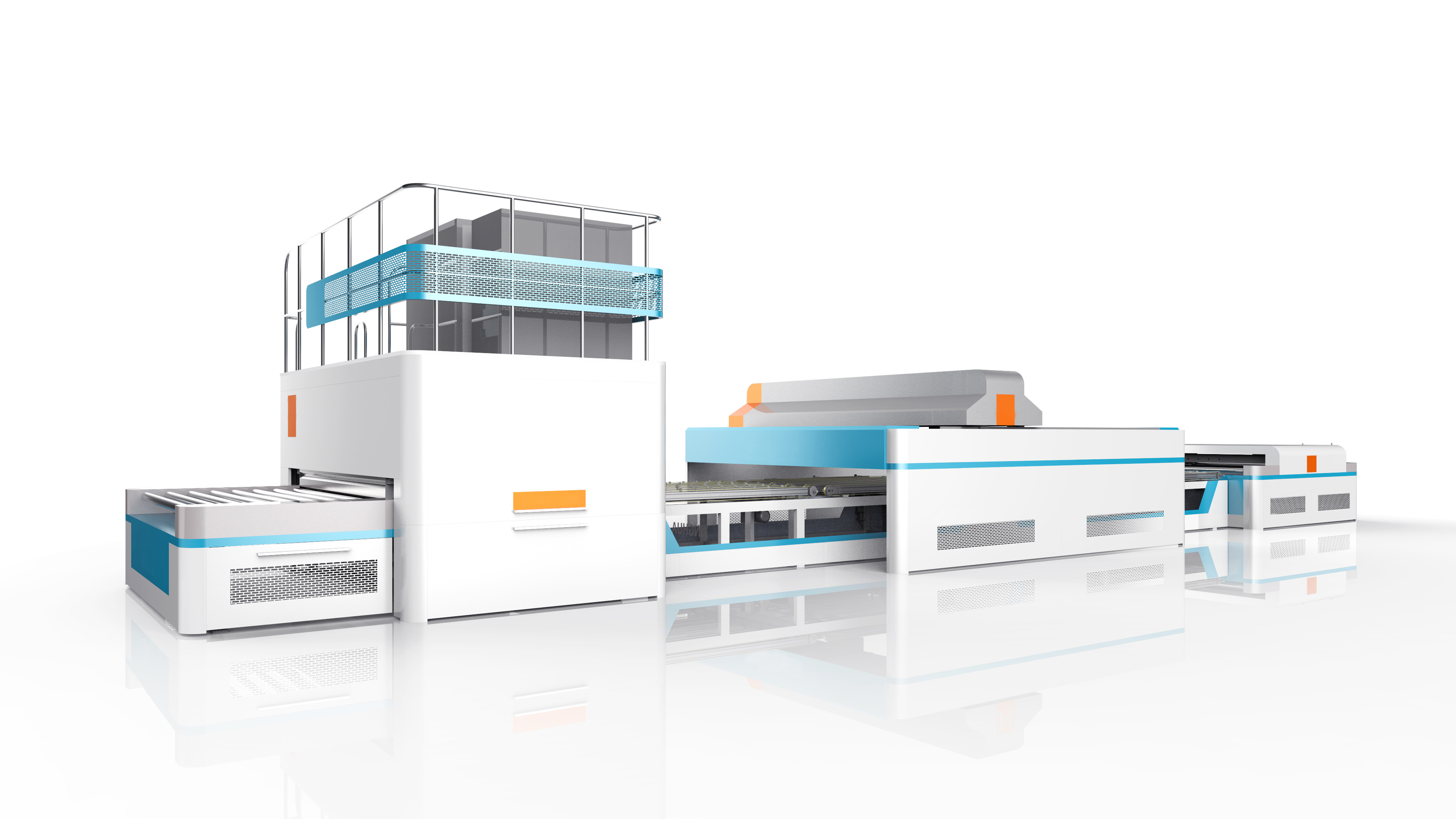 AGM Automatic horizontal insulating glass spacer production line