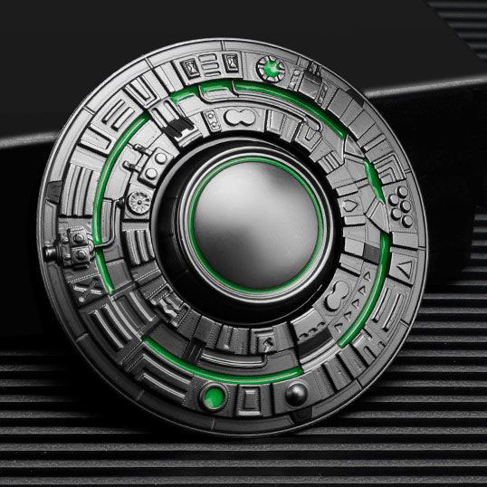 Metal Fidget Spinners for Kids Adults Luminous Night Effects UFO Finger Hand Spinner