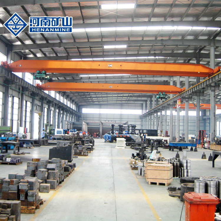 3T Yellow Electric Hoist Span 6m Single Girder Overhead Crane