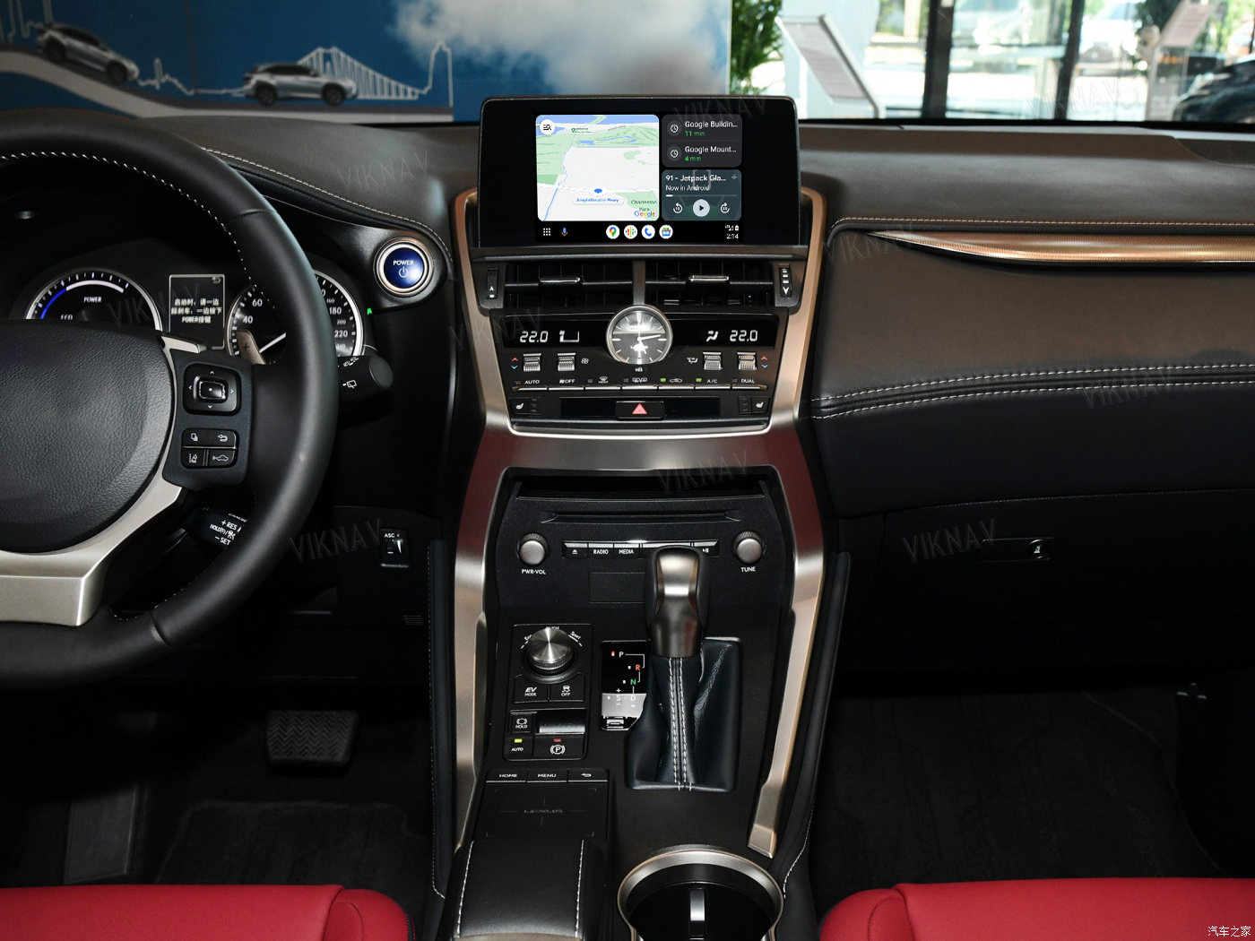 Viknav Linux System For Lexus NX 2018 -2020 Wireless Apple CarPlay Android Auto only support original car 10.25 inch Scr