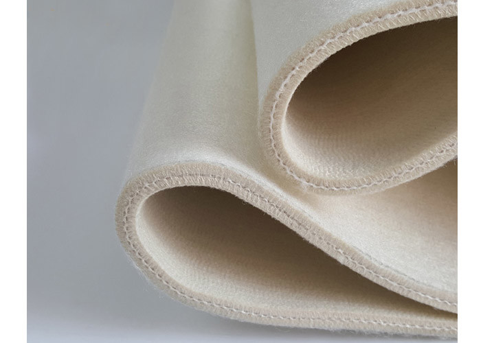Off - White Seamless Heat Resistant Felt For Heat Transfer Printing Machine