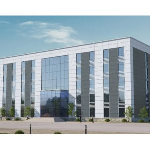 Large Spans Prefabricated Steel Structure Wind Resistance High Rise Buildings