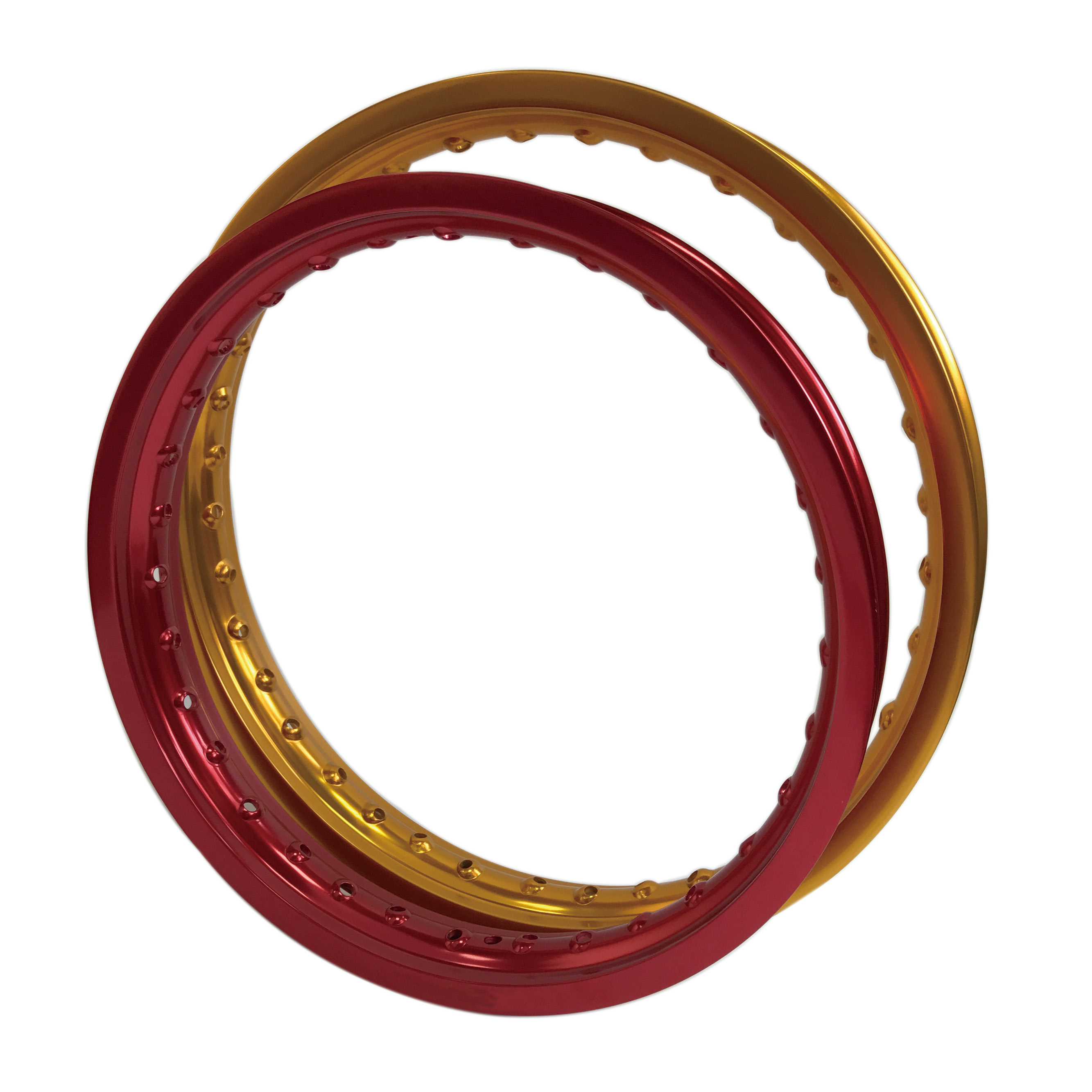 MX BLACK 18 X 2.15 36H Rear Wheel Rim for CRF125 Finished Polishing and Anodizing