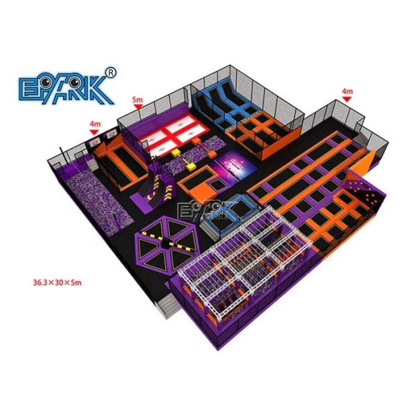 Indoor Playground Parent-Child Interaction Small Trampolines Playground