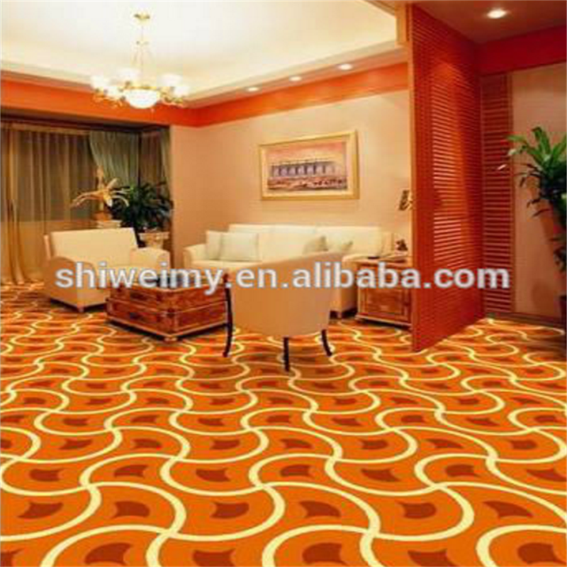 Traditional style mushroom cloud pattern Nylon carpet for hotel
