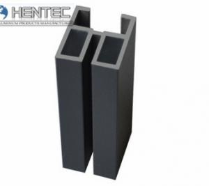 Quality PVDF Aluminum Extrusion Profiles For Sliding Door , With Finished Machining for sale