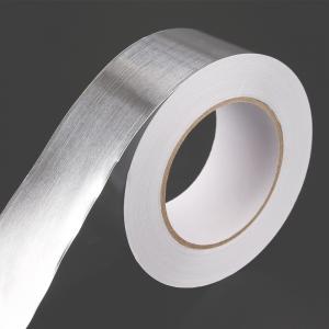 Quality 25um Aluminium Adhesive Foil 25 Microns Self Wound MPET Flexible Duct Closure Tape Without Liner for sale