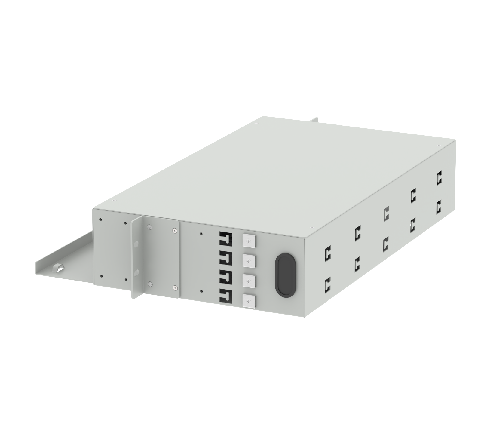 5 19 Inch Patch Panel 48 Ports FC UPC Optical Distribution Frame for FTTX Applications