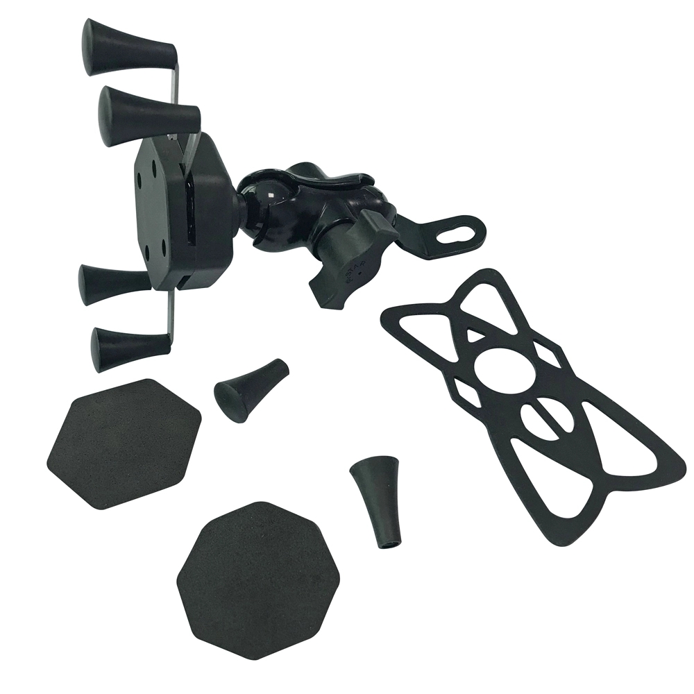 Waterproof 3-6.5inch X Claw Motorcycle Phone Mount For Cycling