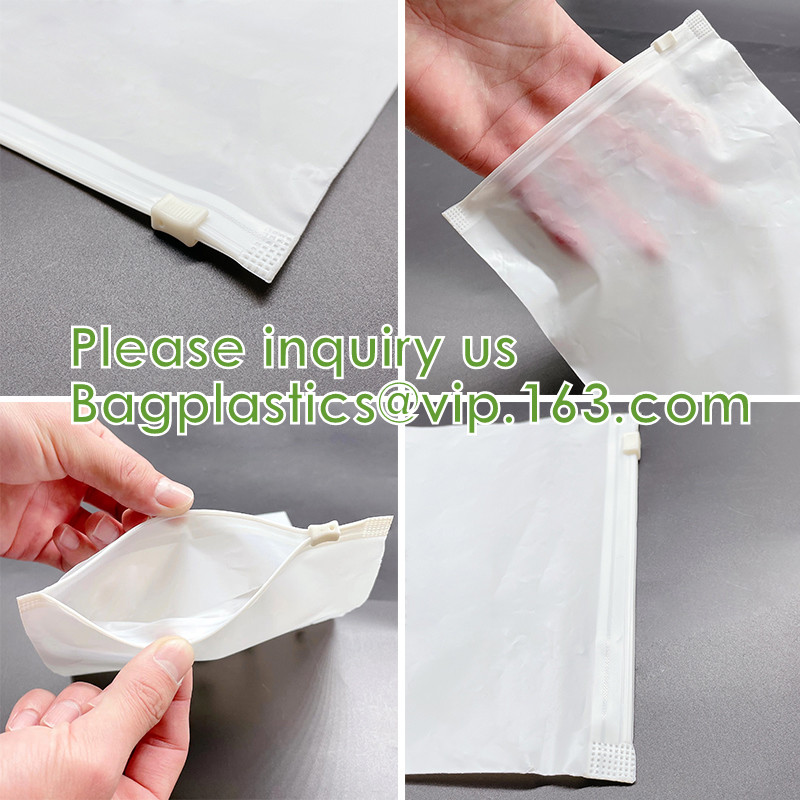 Corn Starch, Moisture Proof, Food Slider Zipper Bag, Food, Clothing, Baby, Industrial, Household Storage