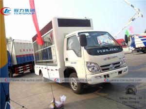 Quality LHD Foton Forland 4x2 LED Billboard Truck With Roller Poster for sale