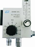 Infant oxygen blender operation demonstration