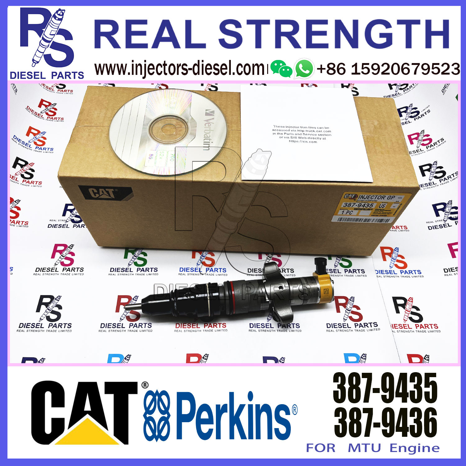CAT Common Rail Fuel Injector 387-9432 387-9435 387-9435 For Excavator C9 E330D E336D