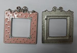 China Premium quality zinc alloy picture frame, ready mold, exquisite metal baby photo frames, on sale