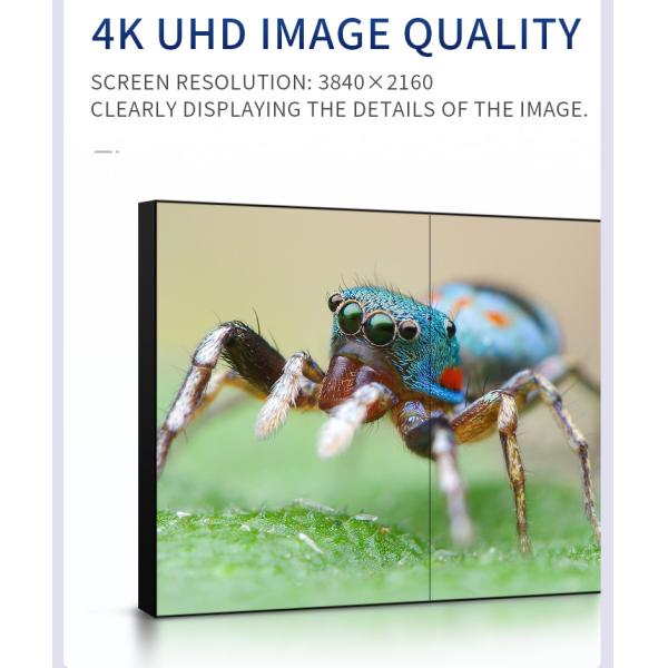 Ultra-Narrow Bezel Splicing Screen 16 9 Screen Ratio 178° Visual Angle Minimum Seamless 0.88mm Gap