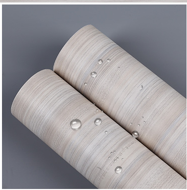 Self-Adhesive High Glossy Wood Grain Film PVC Decorative Film for Furniture Renovation