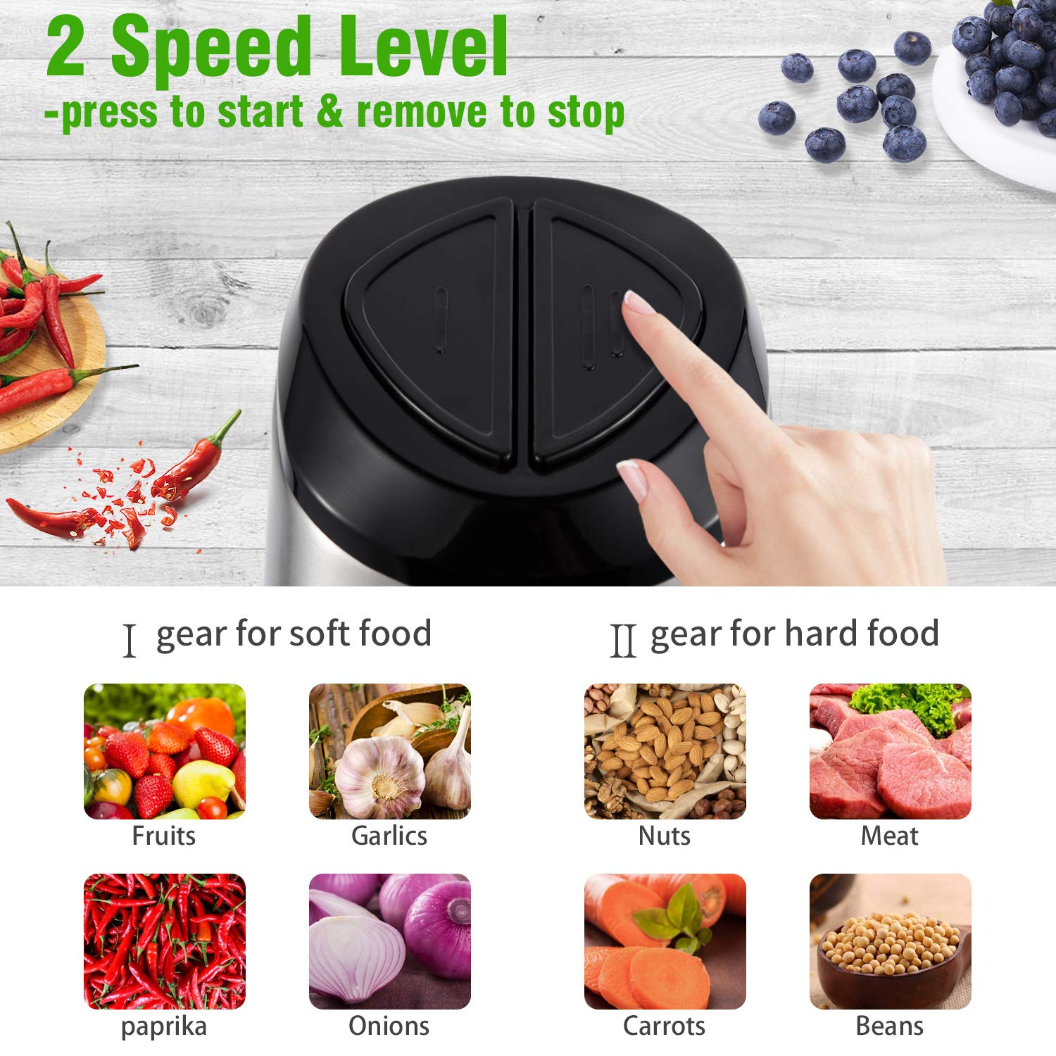 Multifunction Food Processor Meat Grinder Home Food Chopper 350W