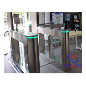 Quality 900mm Optical Thermal Swing Turnstile Gate For Gym for sale