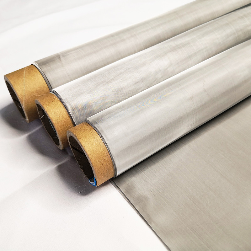 SS 304 304N 316 316L Screen Printing Mesh For Chip Components Printing Industry