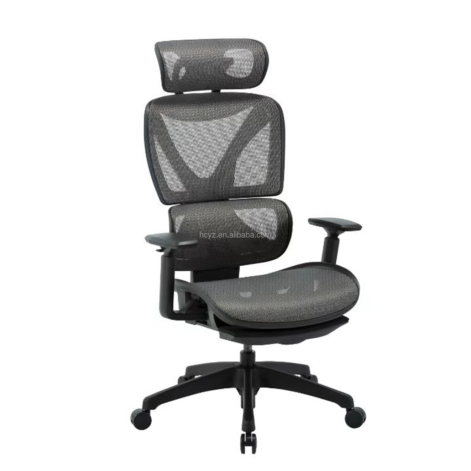 back Full Mesh Office Executive Chair with 73*77*117-126.5cm Size and Ergonomic Design