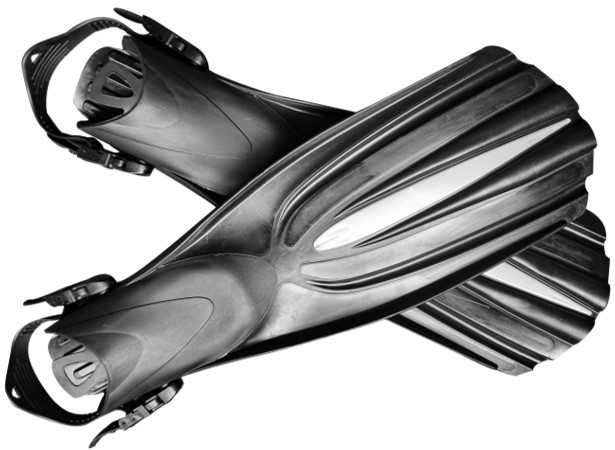 Nonslip Tech Diving Swim Fins Corrosion Resistant Multipurpose