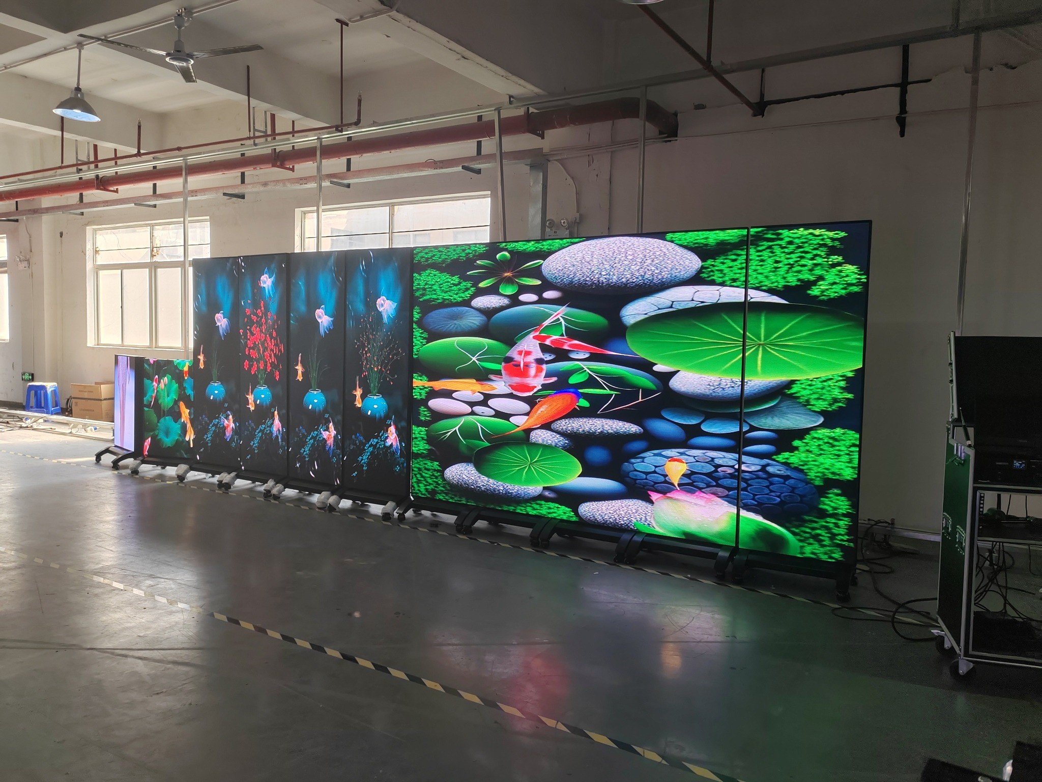 Adjustable 8000K Color Temperature Stage LED Screen for Wedding Events CE/ROHS/FCC/ISO2001 Standard
