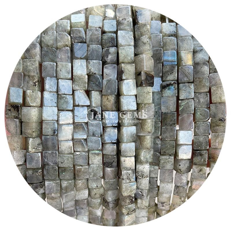 Wholesale Natural Crystal Gemstone Faceted Rectangular Beads Loose Stone Bead Accessories Faceted Spacers for Jewelry