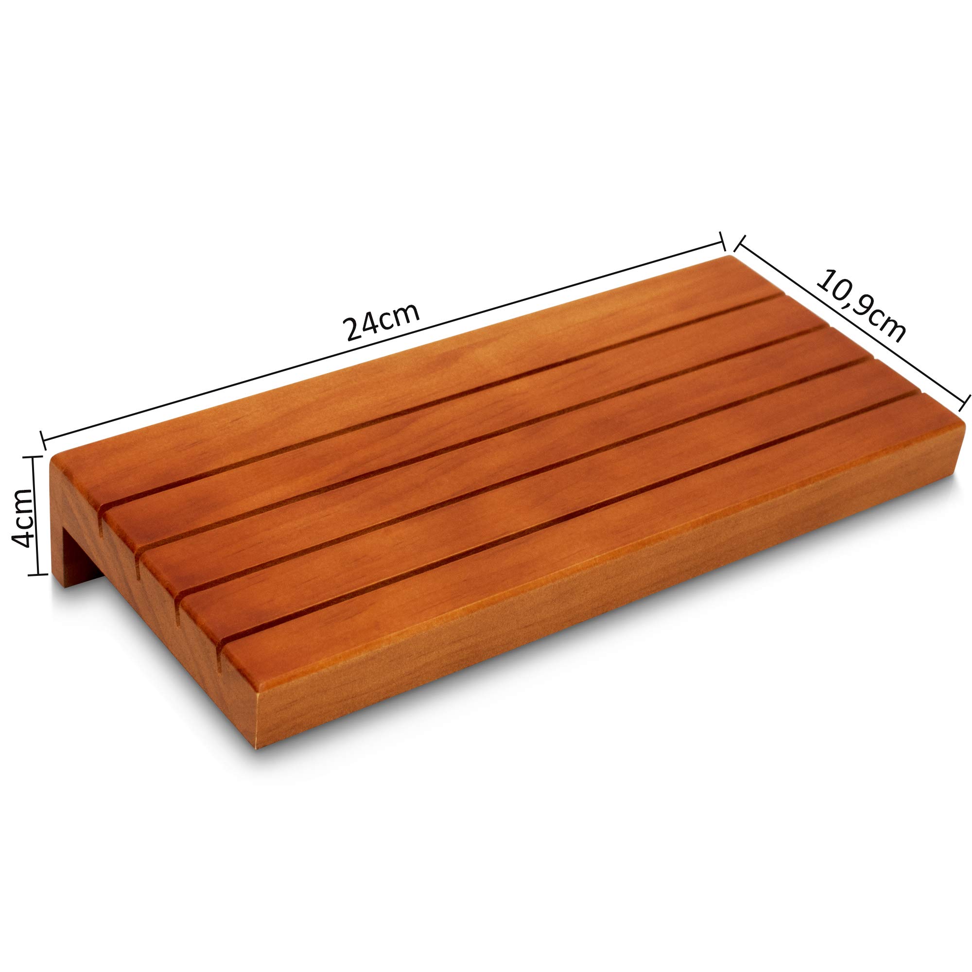 wooden card holder