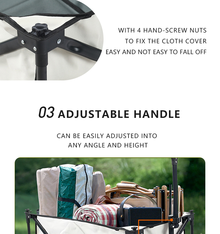 Collapsible wagon storage compartment