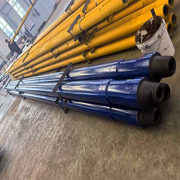 Twist Drill Pipe Length 1-6m Rotary Borehole Mining Machinery Parts Spiral Drilling Rod