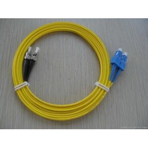 Quality High tensile strength, flexible SC - ST Fiber Optic Patch Cord, Insertion Loss ≤ 0.2dB for sale