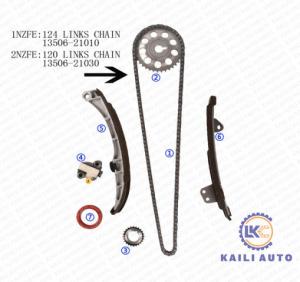 Quality TOYOTA COROLLA Variable Timing Belt 13506-21010 124L 13540-21010 Engine Timing Chain for sale