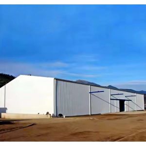 Prefabricated Modern Metal Frame Building Construction For Industrial Warehouses