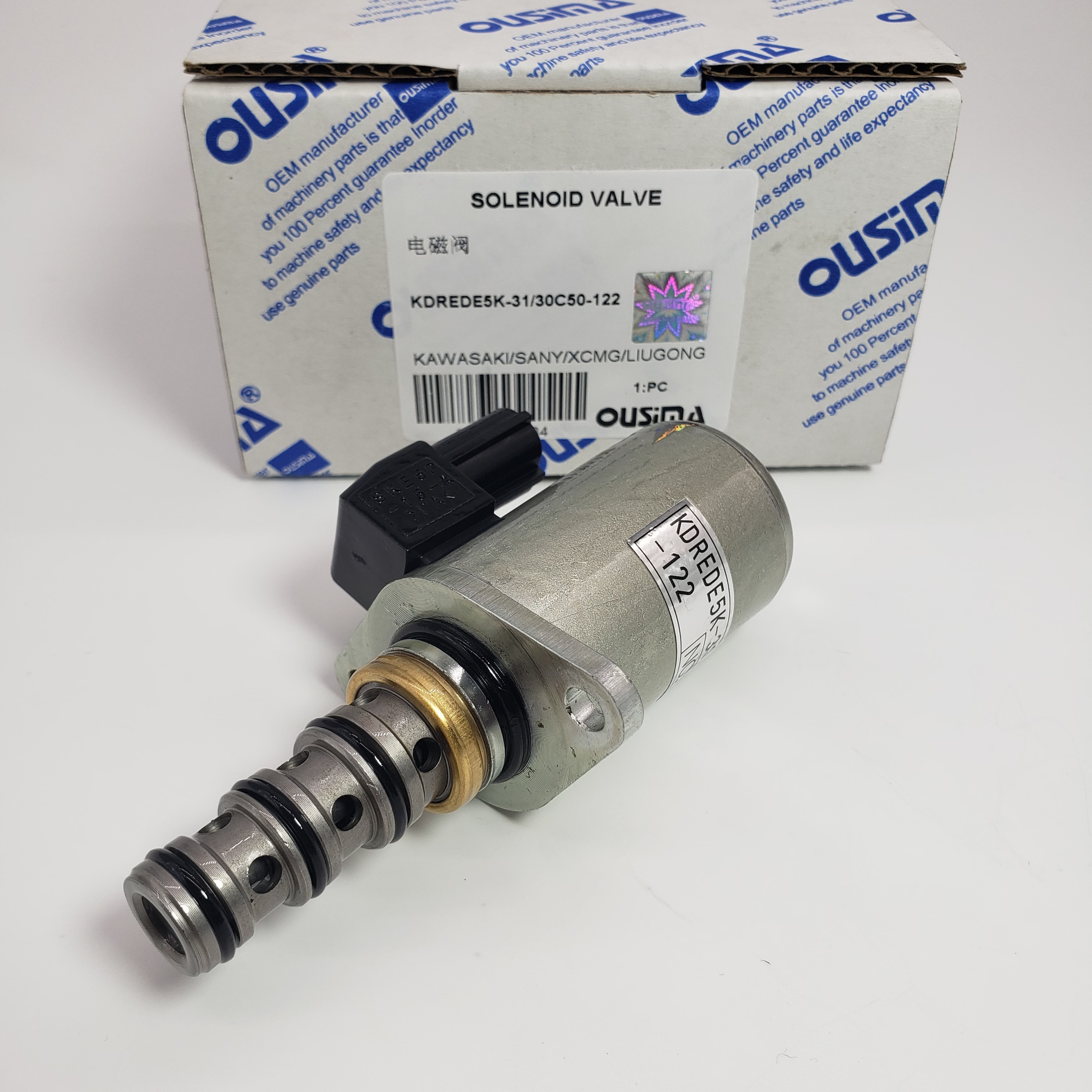 KDREDE5K-31/30C50-122 Solenoid Valve For KAWASAKI SANY XCMG LIUGONG
