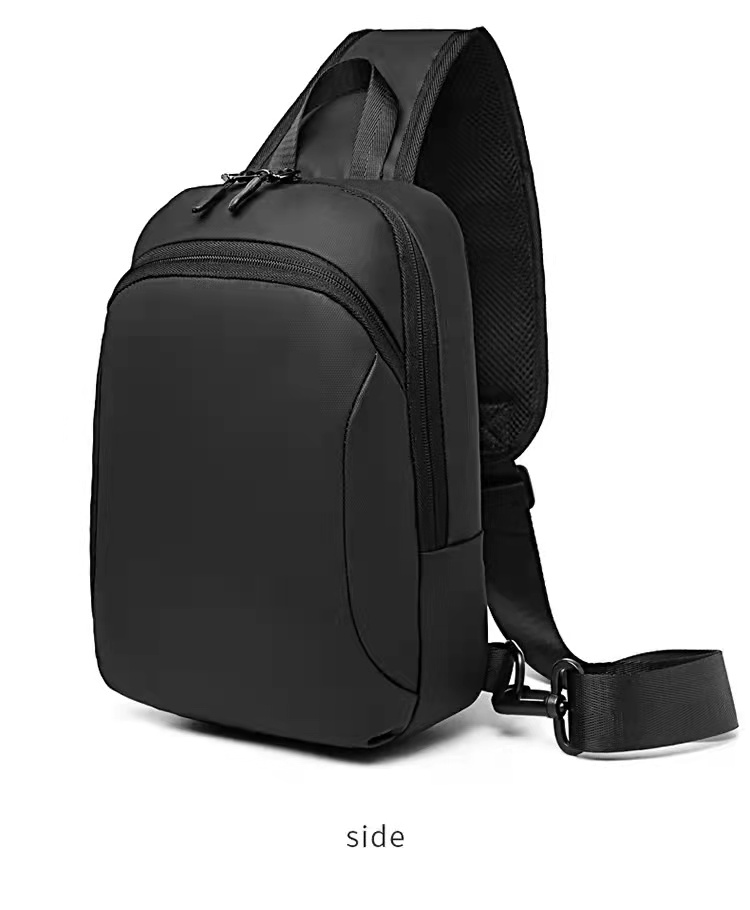 Fashion OEM Nylon Men Shoulder Chest Sling Bags 18*12*28cm