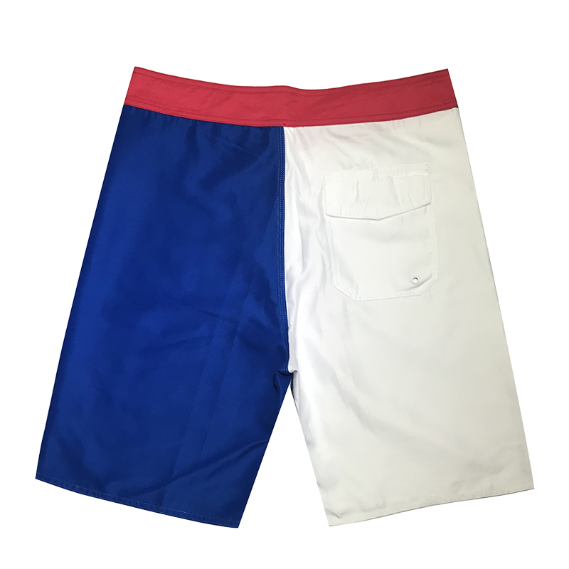 Anti Shrink Custom Beach Shorts Non Stick Sand Solid Color Eco Friendly Unfading